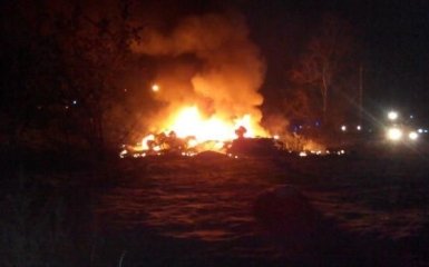 В Кременчуге разбился вертолет, есть жертвы: опубликовано видео