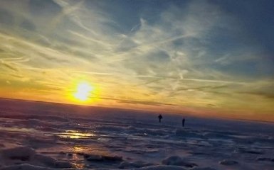 Льодовиковий період в США: в мережі з'явилися приголомшливі відео замерзлого океану