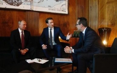 Жду политического решения России в отношении Украины: канцлер Австрии Курц встретился с Путиным