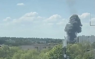 В Брянской области России упал вертолет — видео