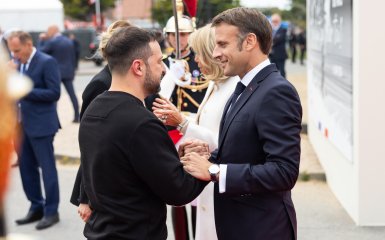 Володимир Зеленський і Еммануель Макрон