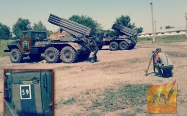 Заряджені "Гради": з'явилися нові фото російської зброї на Донбасі