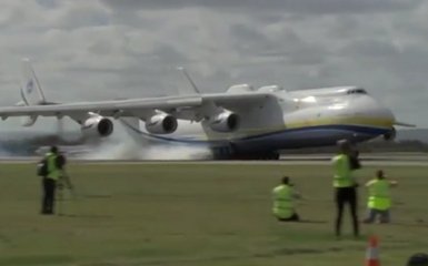 Украинский самолет-гигант: в сети появилось новое впечатляющее видео