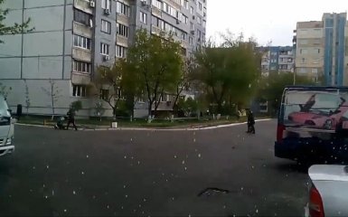 Апрельский снег добрался до Киева: появилось видео