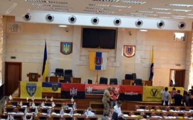 Скандал в облсовете Одессы: Саакашвили просит найти хулиганов