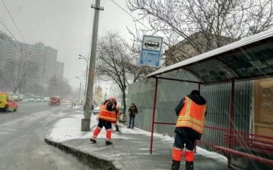 Київ засипало снігом: в мережі опубліковані яскраві фото та відео