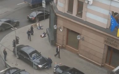 Розстріл Вороненкова: з'явилося відео, зняте з вікна навпроти