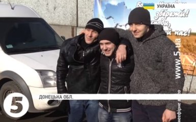 Появилось видео освобождения украинских военных из плена ДНР