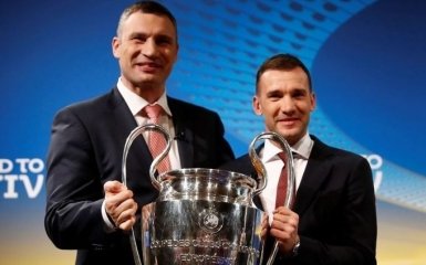 Кличко і Шевченко знялися в яскравому ролику до фіналу Ліги чемпіонів: опубліковано відео
