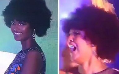"Мисс Африка-2018" внезапно загорелась на сцене: видео жуткого курьеза на конкурсе красоты