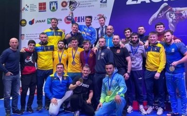 Сборная Украины завоевала 7 медалей на международном турнире по борьбе