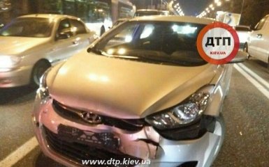 В Киеве пьяный автомобилист устроил ДТП и погоню с полицией: появились фото