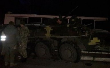 Авария с БТР на Донбассе: появились важные подробности