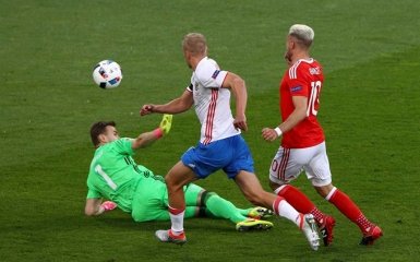 Россия - Уэльс - 0-3: видео голов матча Евро-2016