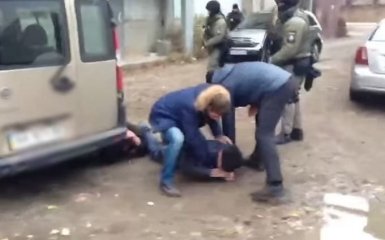 Освобождение женщины в Киеве: появилось видео захвата преступников