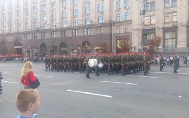 Репетиція військового параду в Києві: з'явилося відео