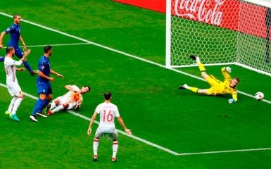 Италия - Испания - 2-0: видео голов суперматча Евро-2016
