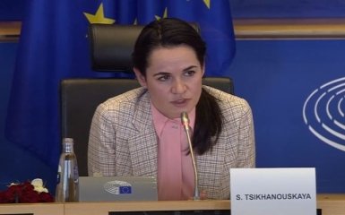 Тихановська закликала до посилених санкцій проти Лукашенка