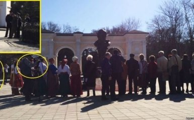 Акція на честь Шевченка в Криму: окупанти зганьбилися, з'явилося фото