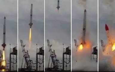 Невдалий запуск: в мережі з'явилося видовищне відео падіння і вибуху ракети в Японії