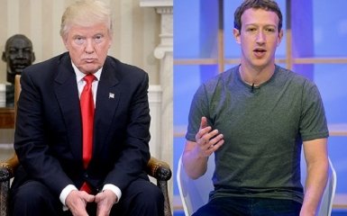 Засновник Facebook Марк Цукерберг відповів на звинувачення Трампа