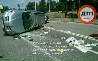 В Киеве произошло новое масштабное ДТП: опубликованы фото