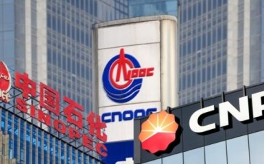 Три нафтогазові компанії Китаю внесено до переліку міжнародних спонсорів війни