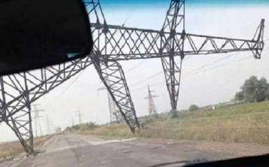 Через падіння електроопори на Херсонщині було перерване з’єднання ЗАЕС із Кримом