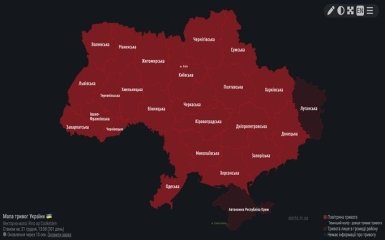 Масштабна повітряна тривога по Україні: РФ підняла в небо 10 винищувачів