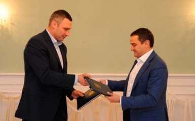 Кличко і Павелко "узаконили" київський фінал Ліги чемпіонів