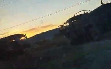 Диверсія у Генічеську. Партизани знищили дві вантажівки з військовими армії РФ