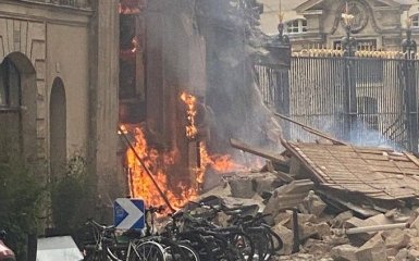 В центре Парижа произошел мощный взрыв — видео
