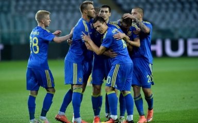 Украина ворвалась в двадцатку сильнейших футбольных сборных мира