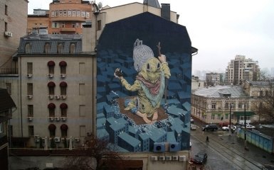 Фантастичний мурал у Києві визнали одним із кращих в світі: опубліковано відео і фото