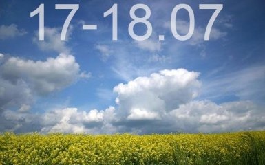 Прогноз погоди на вихідні дні в Україні - 17-18 червня