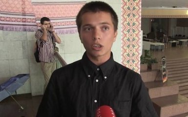 Один из студентов-борцов за стипендию в Украине недавно ездил в Москву: появились фото