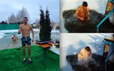 Ломаченко, Усик и Постол искупались в проруби