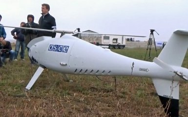 ОБСЕ показала еще одно фото обстрела своих беспилотников боевиками