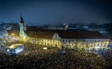 протесты в Словакии