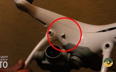 Бойцы ВСУ сбили беспилотник боевиков: опубликовано видео