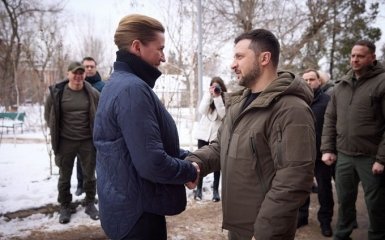 Зеленский встретился с премьером Дании во время визита в Николаевскую область