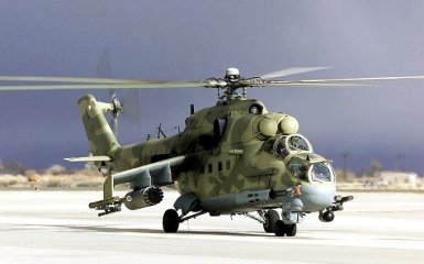 На Донеччині ЗСУ знищили російський вертоліт Мі-24