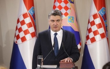 Президент Хорватії звинуватив Британію у підбурюванні України до війни з РФ