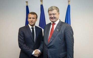 Встреча Порошенко и Макрона: о чем договорились президенты