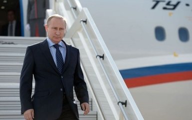 У Путіна зняли відео про те, як він мало не розбився на літаку