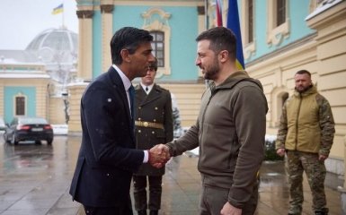 Зеленський сьогодні відвідає Британію та зустрінеться з Ріші Сунаком — Sky News