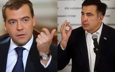 Премьер России грубо проехался по Саакашвили, тот моментально отреагировал