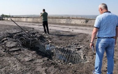 В Росії заявляють про пошкодження Чонгарського мосту