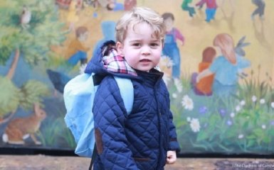 Наследник британского престола принц Джордж пошел в детский сад