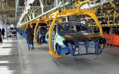 Объемы производства автомобилей в Украине сильно сократились